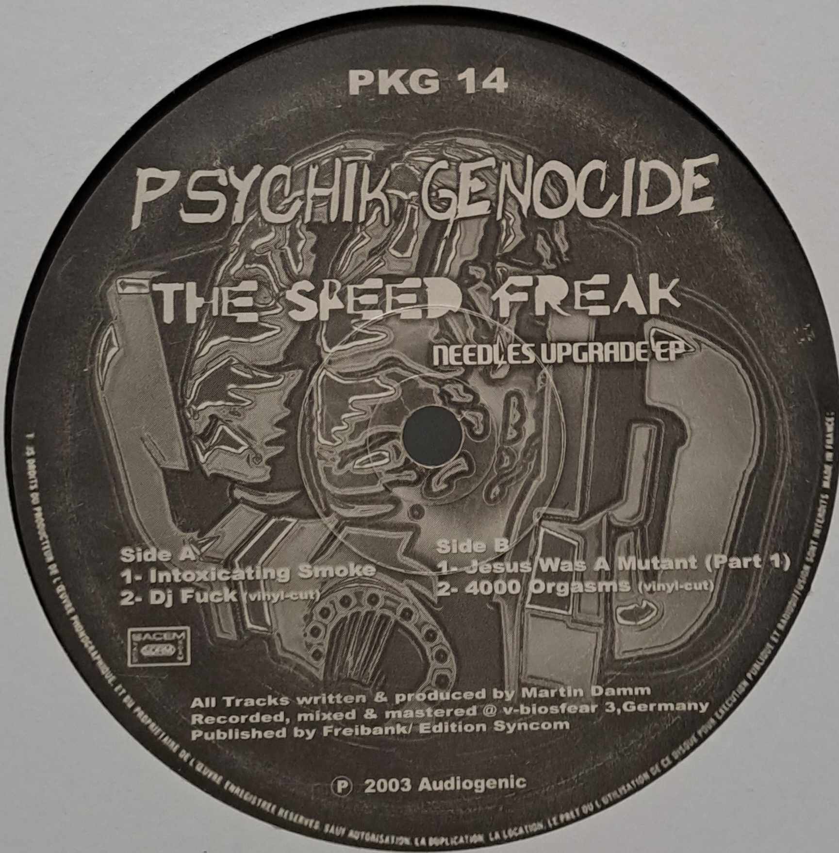 Psychik Genocide 14 - vinyle hardcore